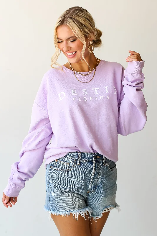 Find Your Unique Flair Lavender Destin Florida Sweatshirt