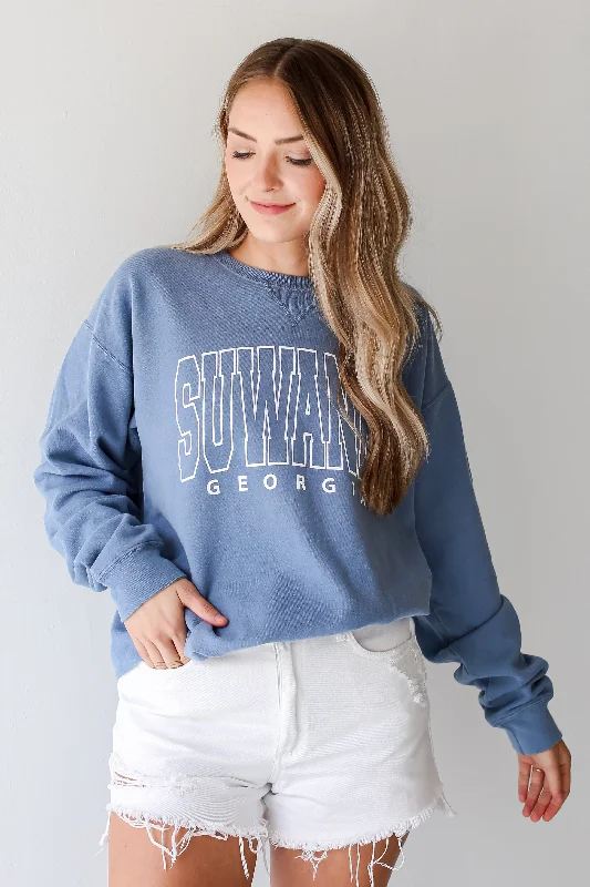 Must Haves Light Blue Suwanee Georgia Sweatshirt