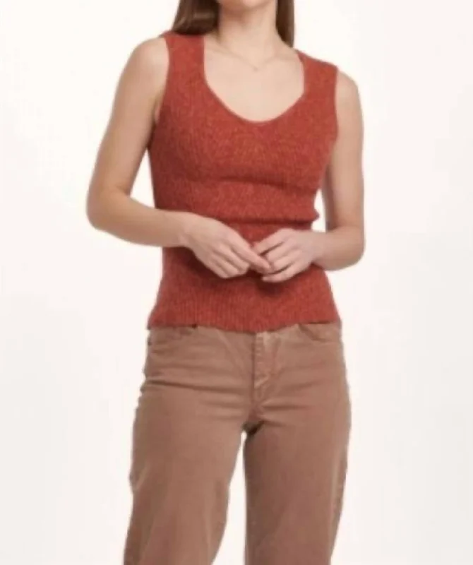 Big Savings Neomi Top In Intense Rust