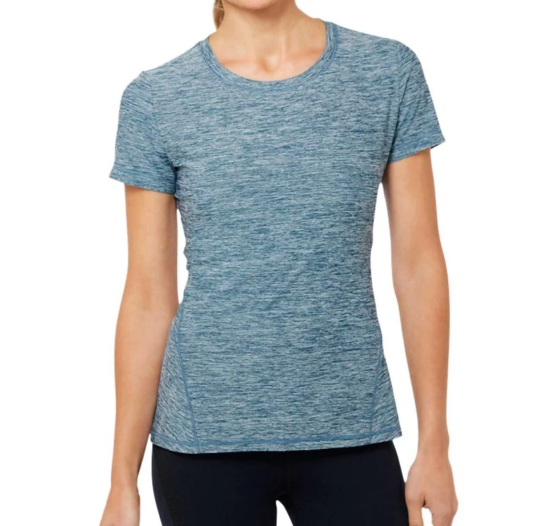 Chic Style Discounts Short Sleeve Trail Tee In Reflecting Pond