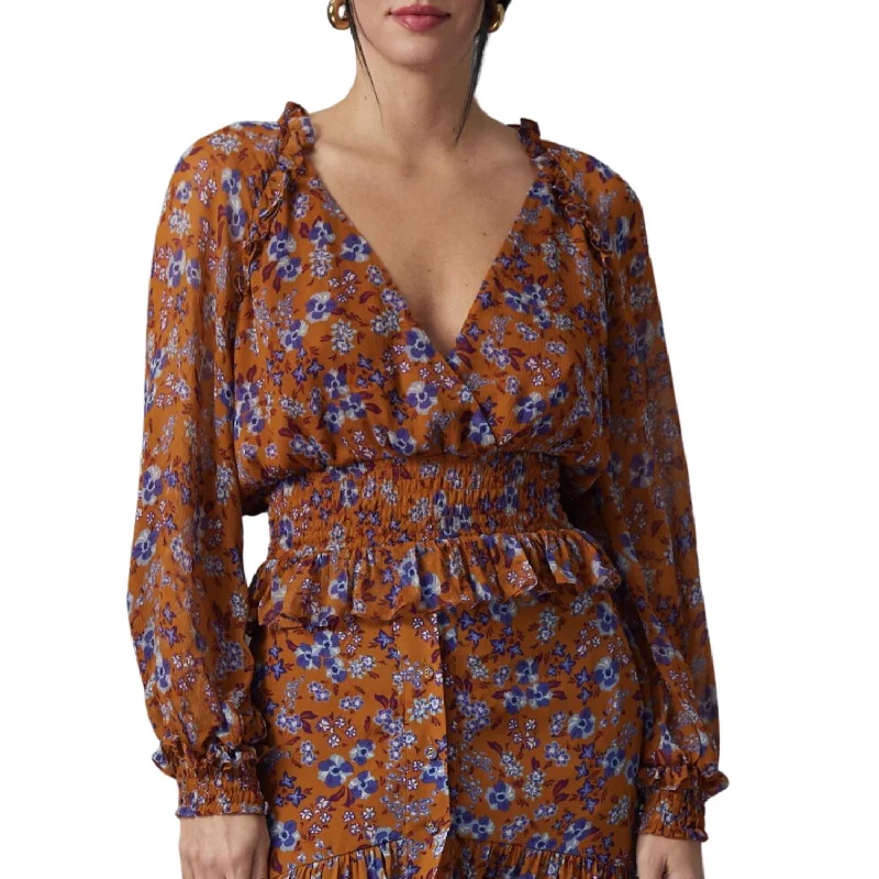 Casual Fashion Lillian Blouse In Tuscany