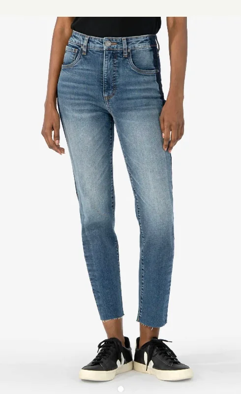 Fashion Sale Elizabeth High Rise Fab Ab In Designer W Medium Wash