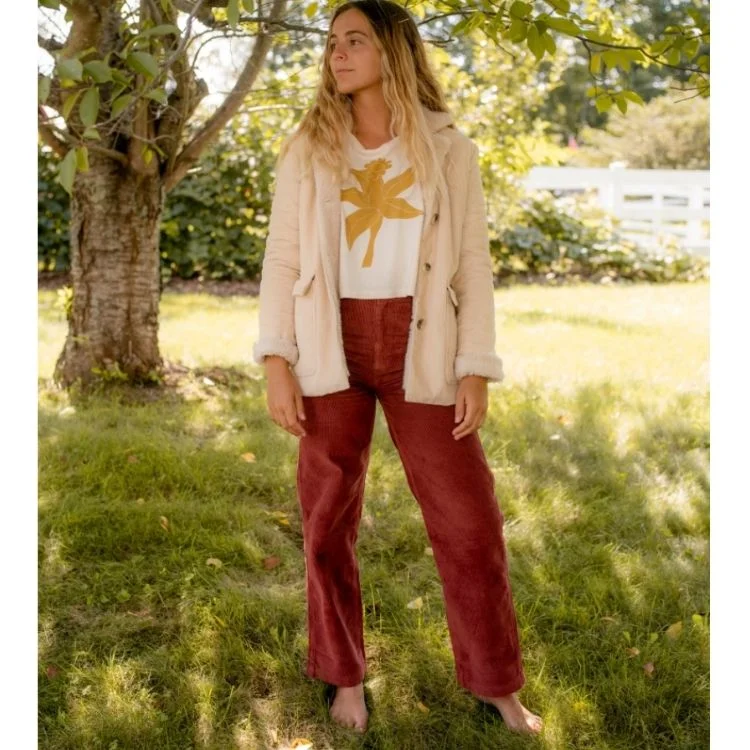 Trendy Pulse Mulberry Corduroy Pants