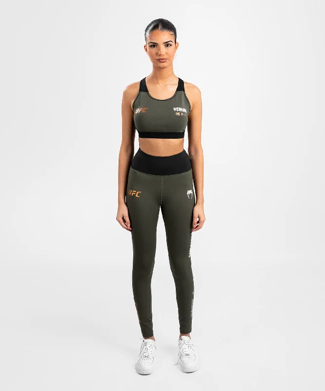 Low Price Special UFC Adrenaline by Venum Fight Week  Women’s Performance Tight - Khaki/Bronze